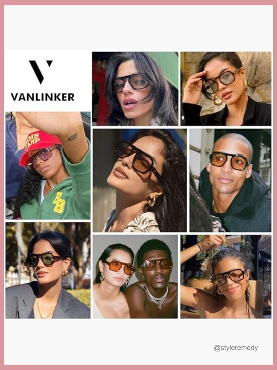 Retro Square Aviator Sunglasses with UV400 Protection main image 7